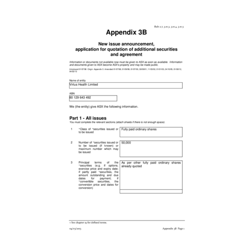 Appendix 3B - March 2014