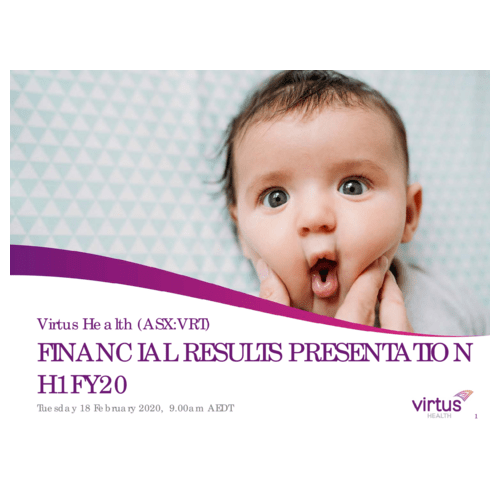 Financial Results Presentation H1 FY20