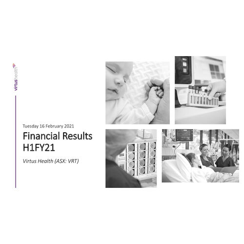 VRT H1FY21 Financial Results Presentation