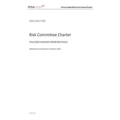 Risk Committee Charter